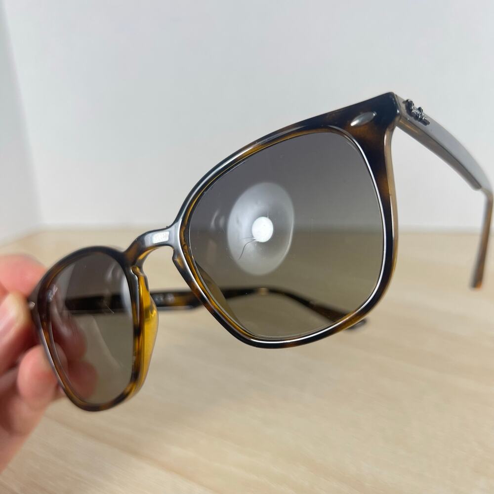 Ray-Ban RB4258 710/11 Polished Tortoise Full Rim Eyeglasses READ DESC 50-20-145 - Picture 9 of 15